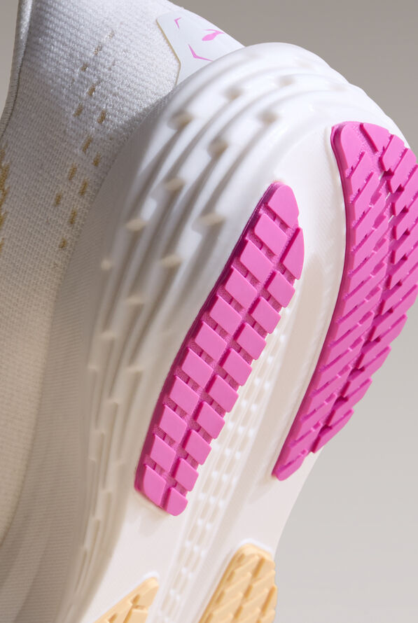 Brooks Women's Launch 11 Sherbert/Coconut/Pink Athletic Lace Up Nursing Shoes - null - 7