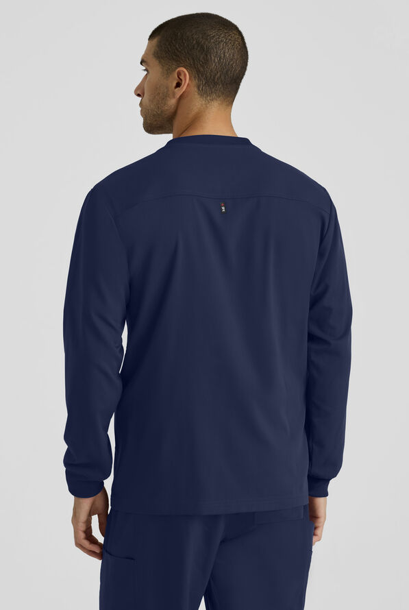 Chaqueta m&eacute;dica Grey's Anatomy&trade; by Barco Spandex STRETCH React con cremallera y 5 bolsillos para hombre - Indigo - 4