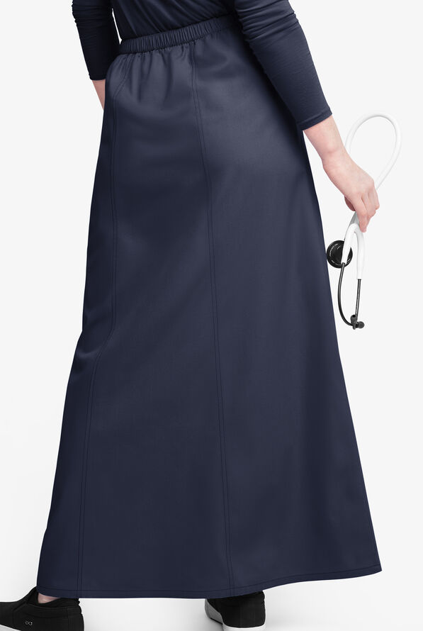 Falda m&eacute;dica estilo acampanada Butter-Soft Originals al tobillo con 4 bolsillos para mujer - Navy - 3