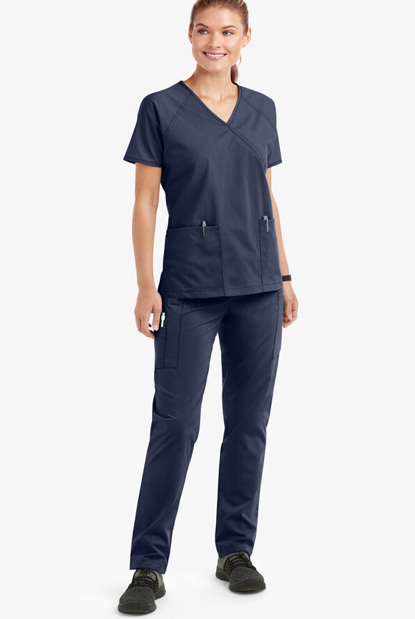 Strictly Scrubs Women's Classic Scrub Set - Navy - 2