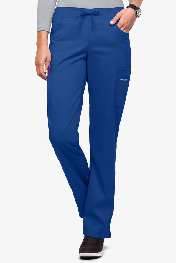 UA Flex2 Flat Front Cargo Scrub Pants, Women's Cargo Scrub Pants