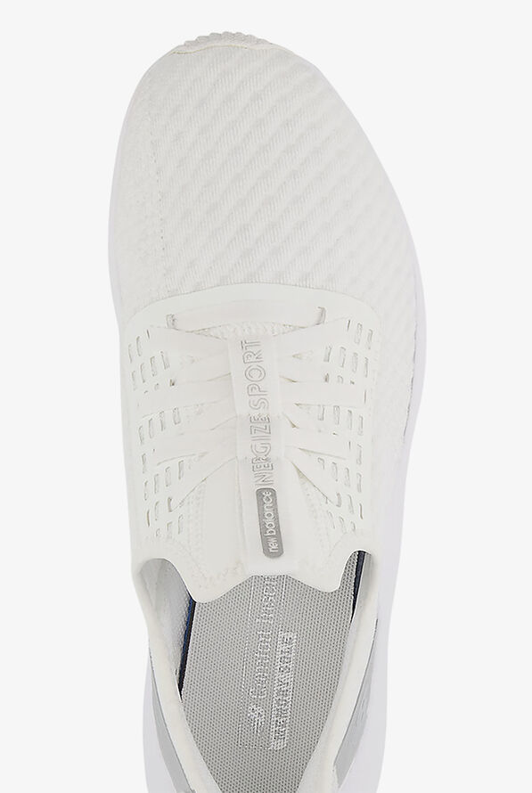 New Balance Women's Dynasoft Nergize Sport V2 White/White Athletic Lace Up Nursing Shoes - null - 2