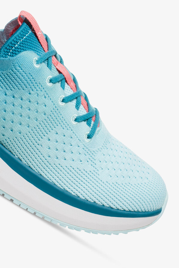 Infinity Women's Everon Knit Oceanic Ombre Athletic Lace Up Nursing Shoes - null - 3