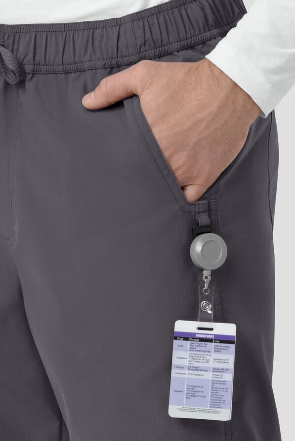 Pantal&oacute;n m&eacute;dico Carhartt FLD & RSCU STRETCH estilo cargo con piernas rectas y 6 bolsillos para hombre - Pewter - 5