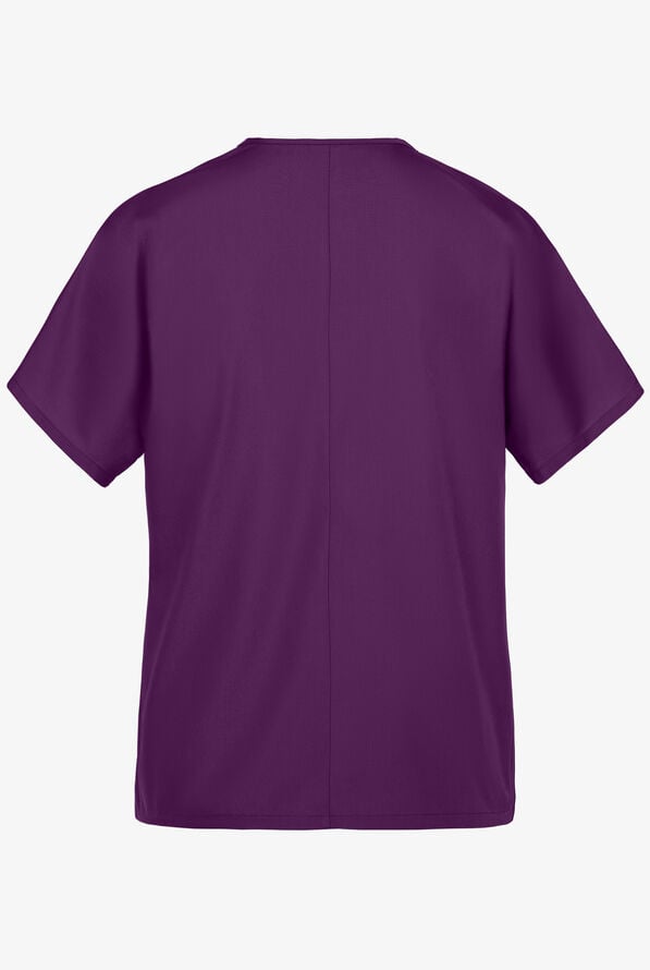 Blusa m&eacute;dica unisex Cherokee Workwear con 1 bolsillo y cuello en V - New Eggplant - 2