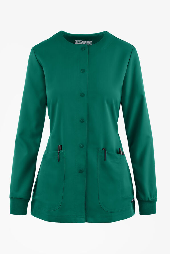 Grey's Anatomy Scrubs 4450 Round Neck WarmUp Jacket Scrub Jackets