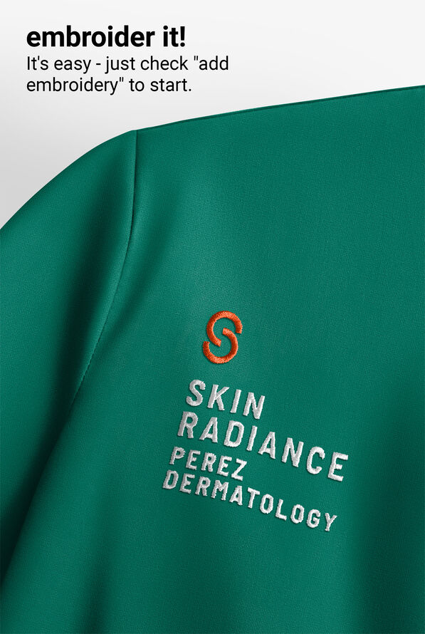 HH Works by Healing Hands Monica Women's 4-Pocket STRETCH V-Neck Scrub Top - Hunter - 5