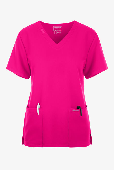 Cherokee Workwear Originals Ultra Women's 2-Pocket V-Neck Scrub Top