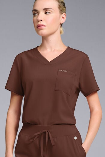 Hypothesis Women's Base V-Neck Tuck-In Scrub Top