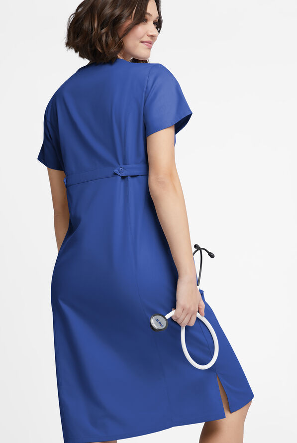 Butter-Soft Originals Women's 4- Pocket V-Neck Empire Waist Dress - Galaxy - 3