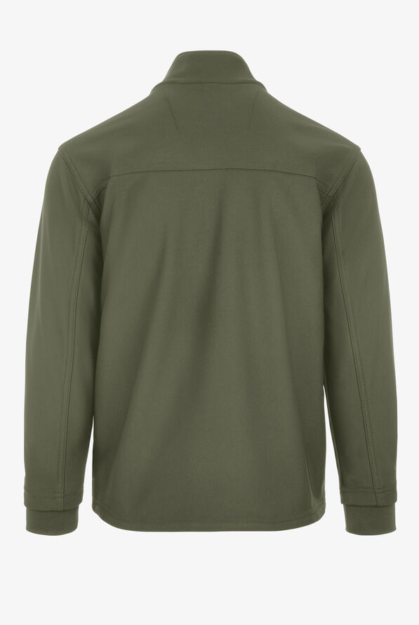 Carhartt Force Rugged Flex Men's 3-Pocket Bonded Fleece Scrub Jacket - Olive - 2