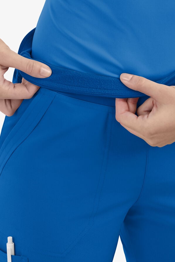Easy STRETCH Sienna Women's 5-Pocket Sport Yoga Scrub Pants - Royal - 3