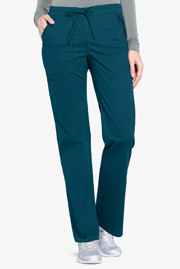 Cherokee Professionals Women's Drawstring Scrub Pants Stretch Scrubs