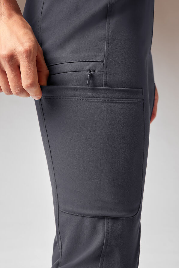 Pantal&oacute;n m&eacute;dico Hypothesis Cache estilo jogger con 6 bolsillos para mujer - Pewter - 6