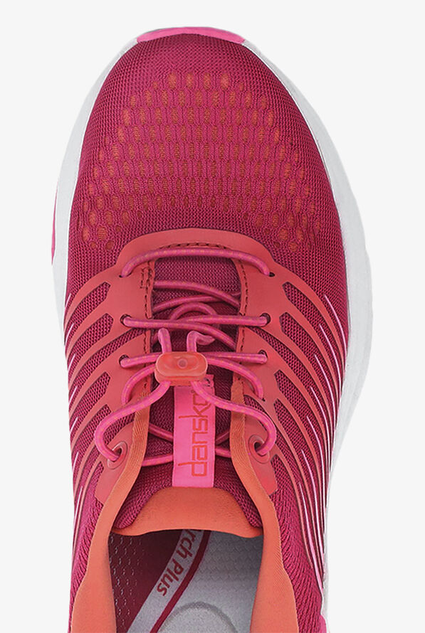 Dansko Women's Penni Strawberry Athletic Lace Up Nursing Shoes - Red - 2
