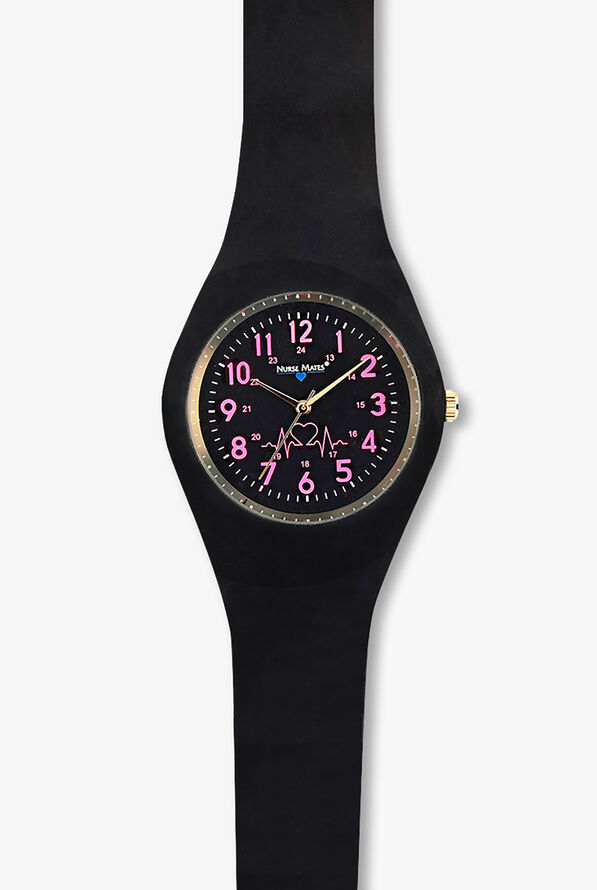 Reloj Nurse Mates Uni-Watch resistente al agua - Black - 1
