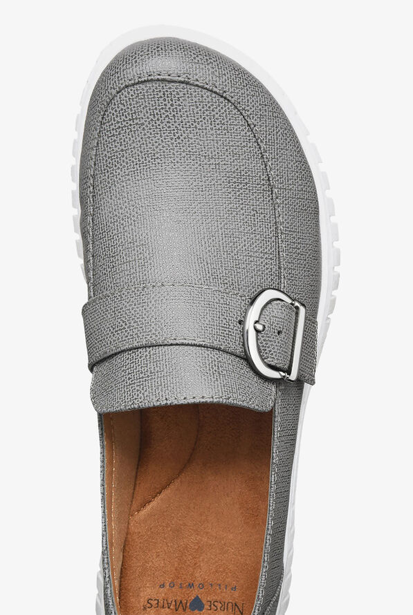 Nurse Mates Women's Daisy Slip On Nursing Shoes - Grey - 2