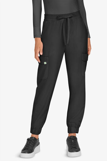Planet koi Terra Women's 6-Pocket STRETCH Drawstring Waist Cargo Jogger Scrub Pants