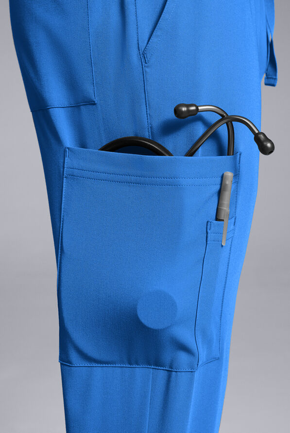Conjunto de uniforme m&eacute;dico Hypothesis S-R Shift Ready estilo jogger con cuello redondo para hombre - Royal - 6