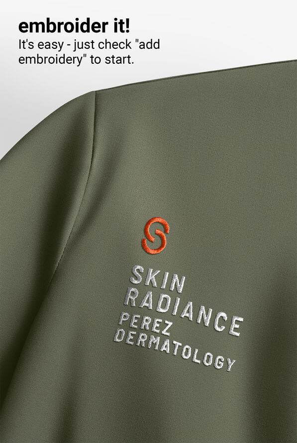 Chaqueta médica Carhartt Cross-Flex STRETCH con 4 bolsillos para mujer - Olive - 6