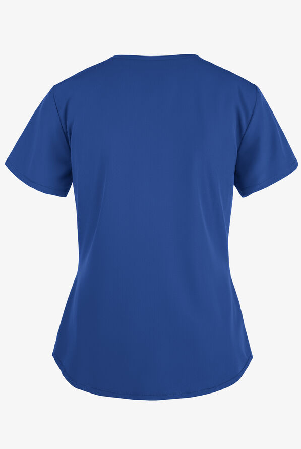 Skechers by Barco Breeze Women's 3-Pocket STRETCH V-Neck Scrub Top - Galaxy - 3