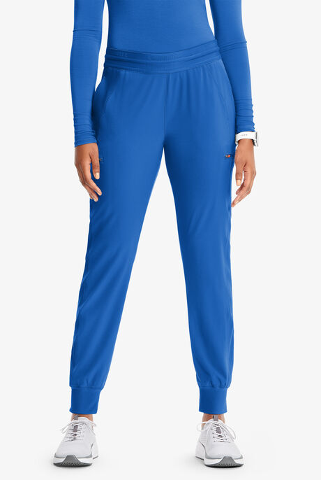 Pantalón médico Infinity GNR8 STRETCH estilo cargo jogger con cordón y 4 bolsillos para mujer