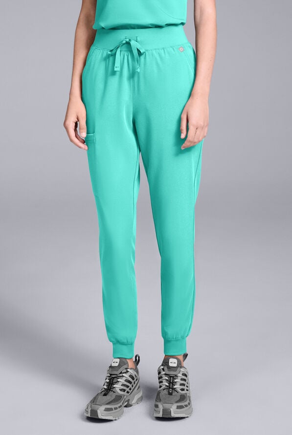 Pantalón médico Hypothesis Base estilo jogger con 6 bolsillos para mujer - H2O - 1
