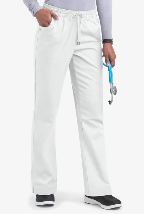 Butter-Soft STRETCH Women's 3-Pocket Elastic Waist Drawstring Scrub Pants