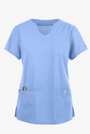 Butter-Soft Originals Women's 6-Pocket Scallop Neck Scrub Top