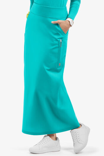 Butter-Soft STRETCH Women's 3-Pocket Ankle Length Scrub Skirt