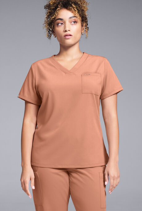 Hypothesis Women's Base V-Neck Tuck-In Scrub Top