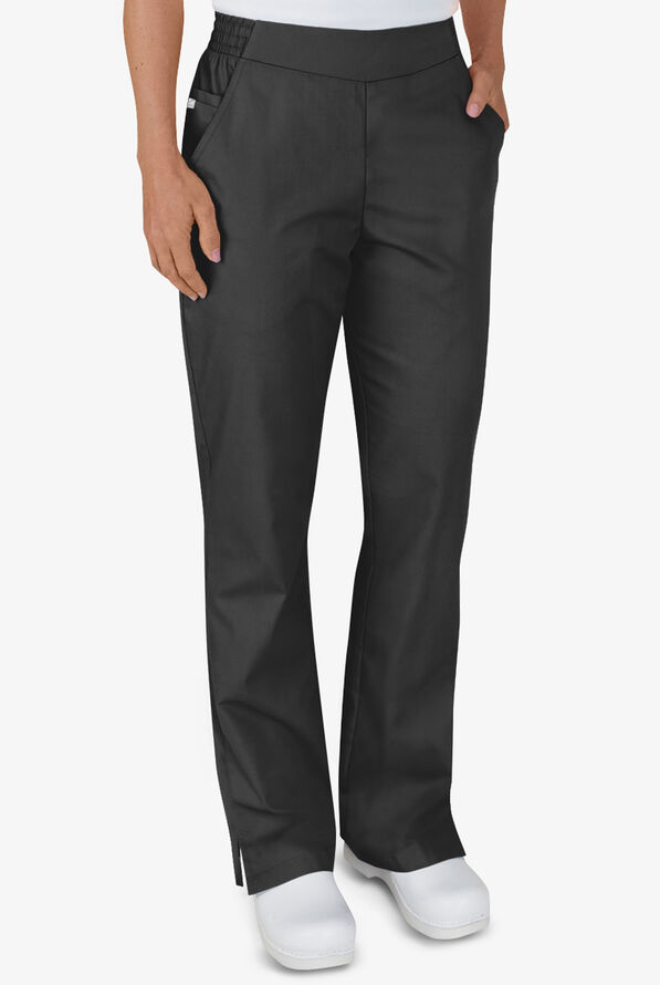 Pantalón médico UA Butter-Soft STRETCH con elástico en la cintura y 2 bolsillos para mujer - Black - 1