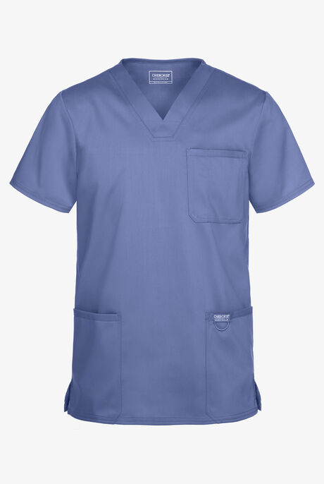 Cherokee Workwear Revolution Men's 3-Pocket STRETCH V-Neck Scrub Top