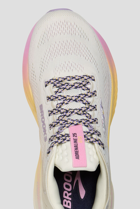 Brooks Women's Adrenaline GTS 25 Whisper/Orchid/Lavender Athletic Lace Up Shoes - null - 2