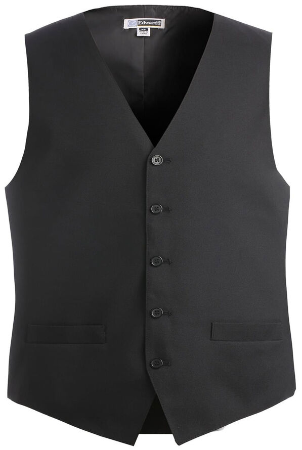 Edwards Men's Economy Vest - Black - 1