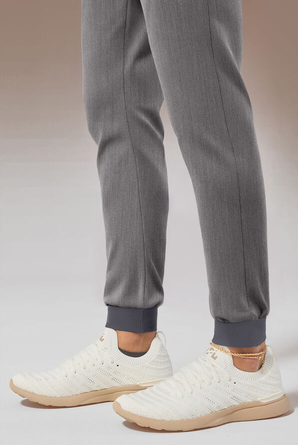 Hypothesis Women's Base 6-Pocket Jogger Scrub Pant - Graphite - 4