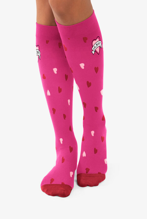 Betsey Johnson Love and Care Women's 2-Pack 15-20 mmHg Moderate Compression Socks - null - 2