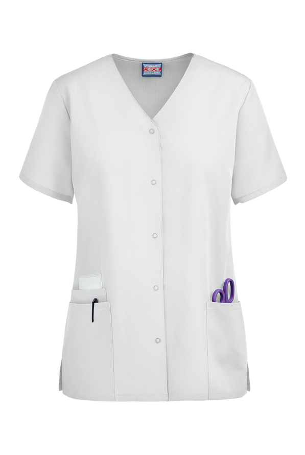 Cherokee 4770 Snap Front Scrub TopCherokee Workwear Scrubs