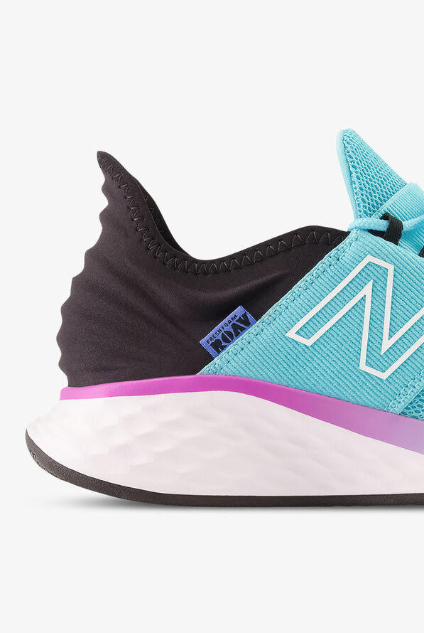 New Balance Women's Roav V1 Summer Aqua/Blue/Rose Athletic Lace Up Nursing Shoes - null - 4