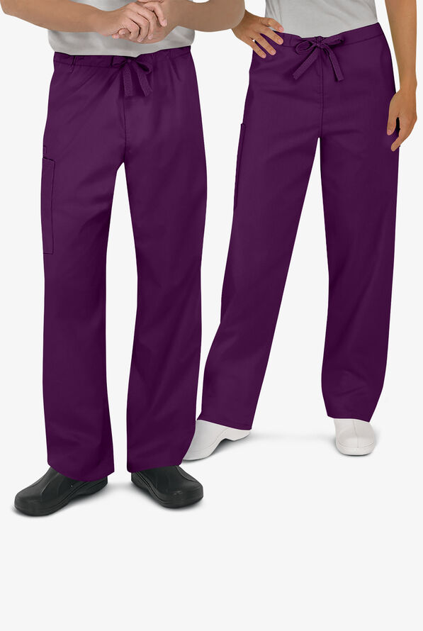 UA Strictly Scrubs Unisex Scrub Set - Eggplant - 2