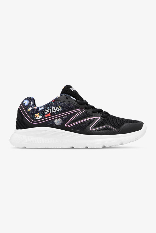FILA Women's Memory Panorama 9 Black/Sugar Plum Athletic Lace Up Nursing Shoes - null - 1