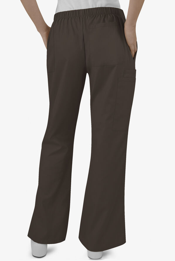 UA Best Buy Scrubs Women’s 5-Pocket Drawstring Pants - Tall - Espresso - 2