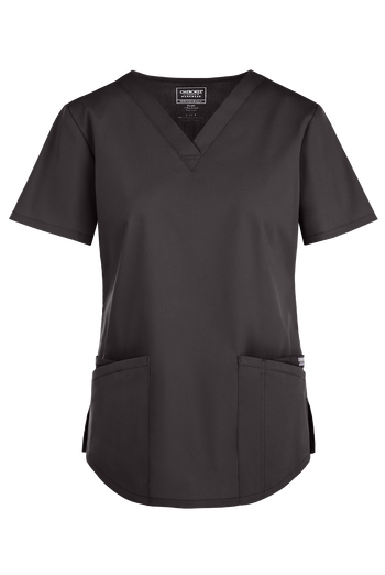 Blusa m&eacute;dica Cherokee Workwear Professionals con cuello en V y 3 bolsillos para mujer