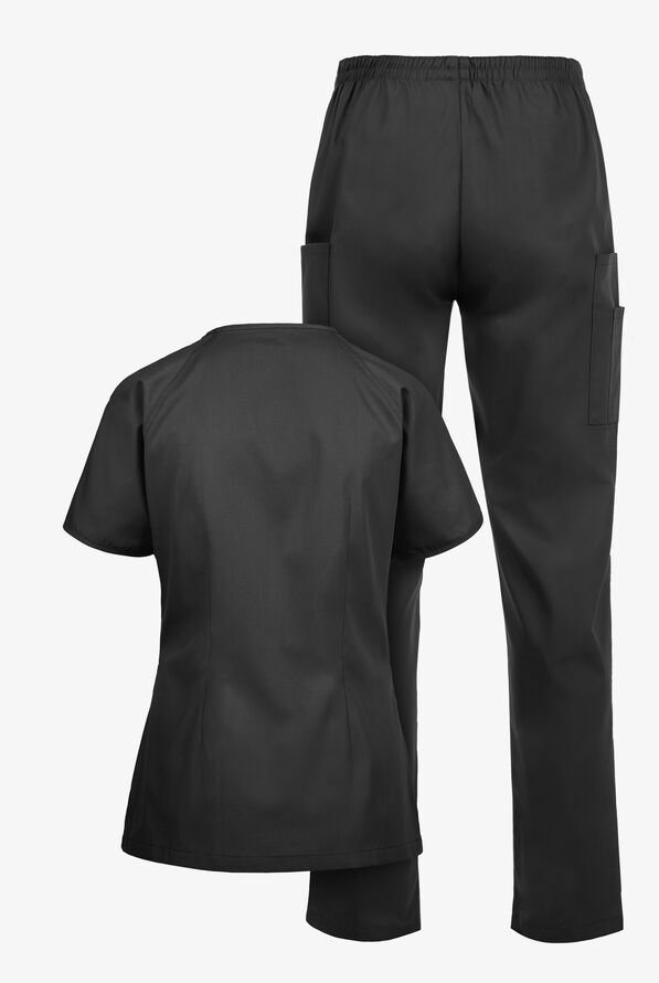 Conjunto de uniforme m&eacute;dico Strictly Scrubs Classic para mujer - Black - 4
