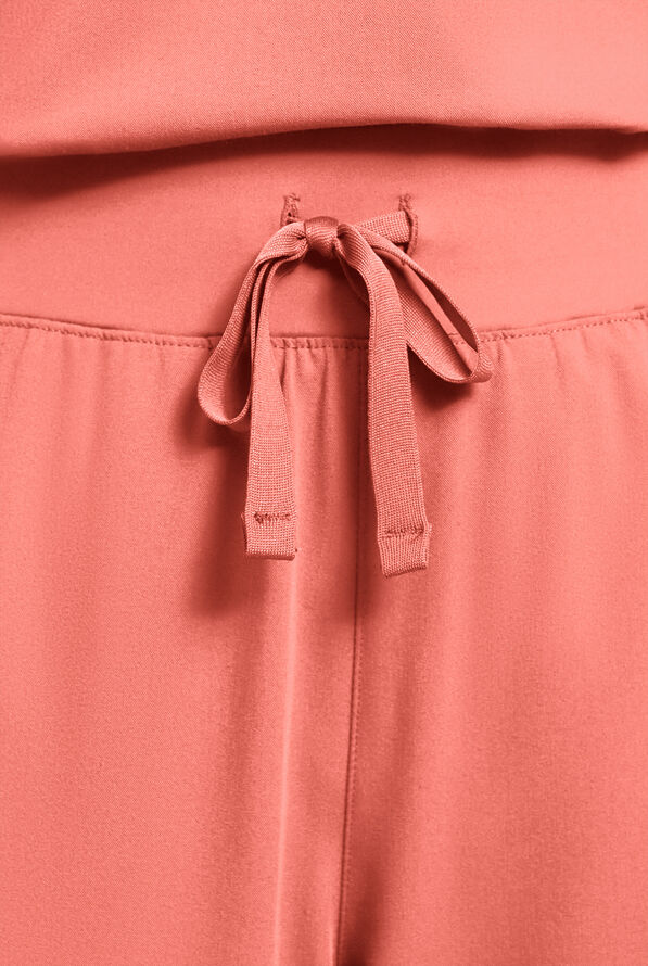 Pantal&oacute;n m&eacute;dico Hypothesis Base Petite estilo jogger con 6 bolsillos para mujer - Thermal Coral - 5