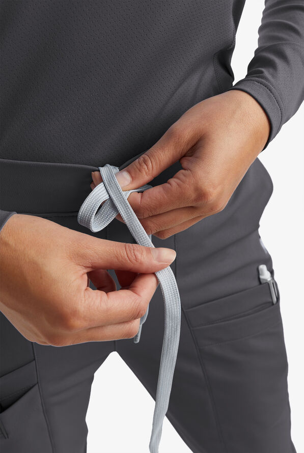 Butter-Soft Women's Cargo 8-Pocket Jogger Scrub Pants **Slightly IRREGULAR**&nbsp; - Pewter - 3