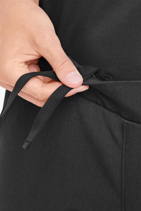 MOVEMENT by Butter-Soft Vega Women's 5-Pocket Flat Front Jogger STRETCH Scrub Pants - Tall - Black - 3