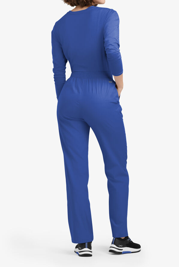 Pantal&oacute;n m&eacute;dico Butter-Soft Originals de tiro alto con piernas rectas y 2 bolsillos para mujer - Galaxy - 3