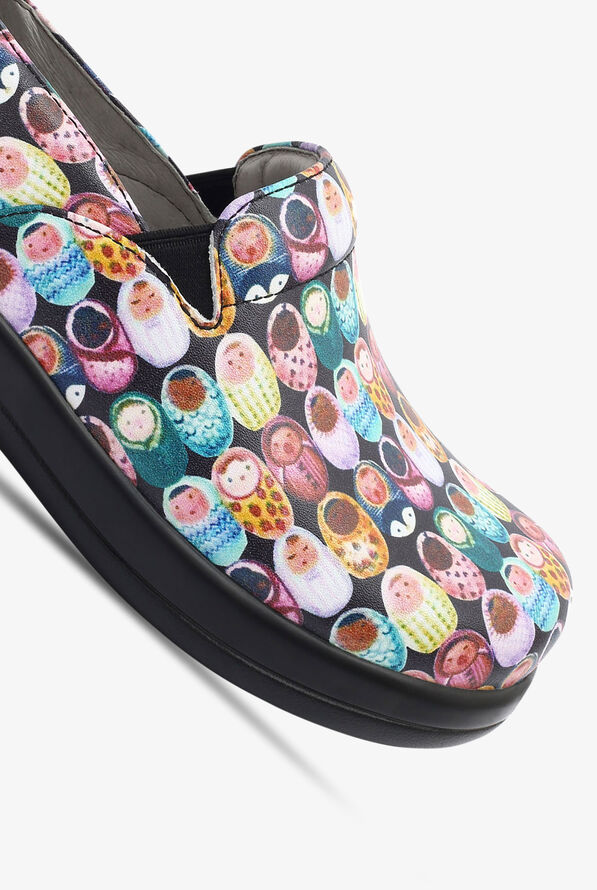 Alegria Keli Fresh Baked Black Slip on Nursing Shoes, Medical Footwear