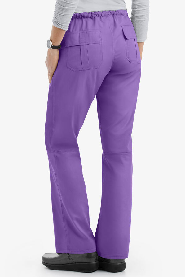 Pantal&oacute;n m&eacute;dico Butter-Soft Core by UA&trade; Petite con cord&oacute;n y 6 bolsillos para mujer - Purple Glow - 2